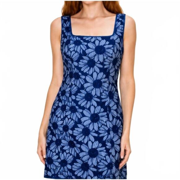 B.RIGHT Dresses & Skirts - NEW B.RIGHT miriam mini dress in blue daisy